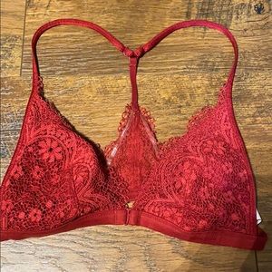 Red bralette